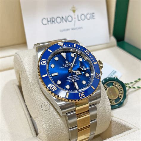 rolex silver gold blue|Rolex submariner blue yellow gold.